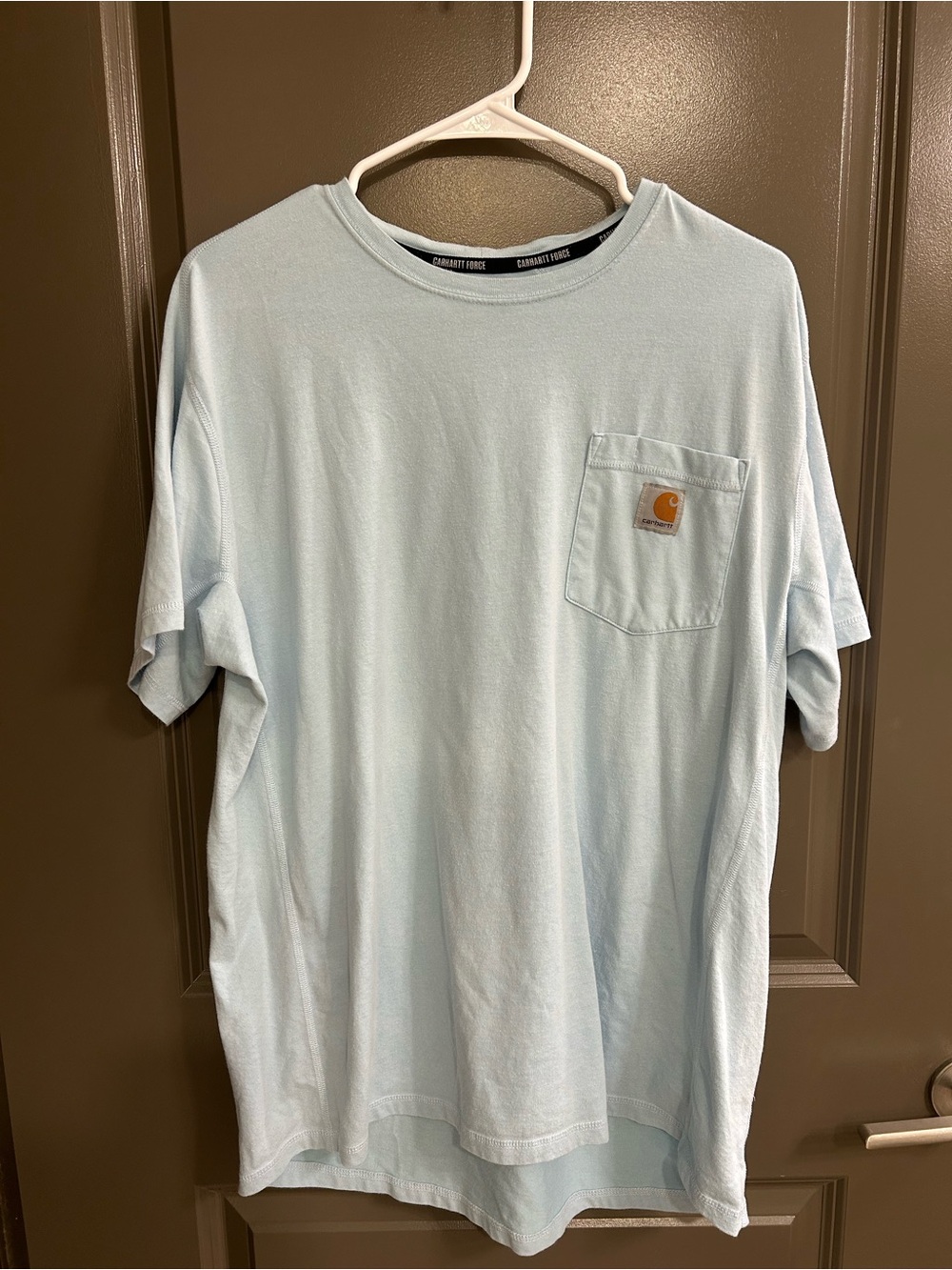Carhartt Short-Sleeve Pocket T-Shirt - Pale Blue